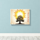 "Bolt of Life" Leinwanddruck (Insitu (Holzboden))