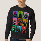 Bolt the Cat Christmas Men's Sweatshirt (Vorderseite)
