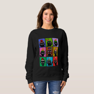 Bolt The Cat Weihnachts-Frauen-Sweatshirt 2 Sweatshirt