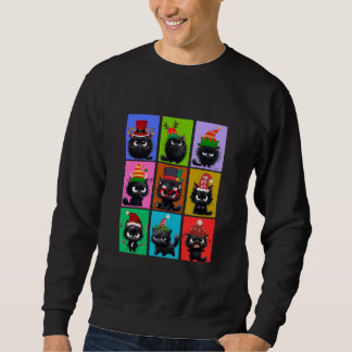 Bolt The Cat Weihnachts-Männer-Sweatshirt 2 Sweatshirt