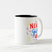 Bolt Unaufhaltsam: Ein Ausbruch der Motivation Zweifarbige Tasse (VorderseiteRechts)