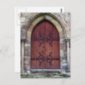 Bolton Abbey Door Postkarte (Vorne/Hinten)