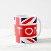 Bolton: Britische Flagge Kaffeetasse (VorderseiteRechts)