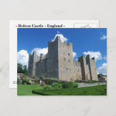 Bolton Castle Postcard Postkarte (Vorne/Hinten)