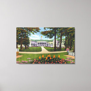 Bolton, das Außenansicht von Sagamore Hotel lande Leinwanddruck