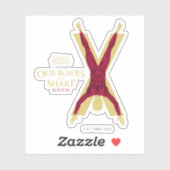 Bolton Sigil - unsere Blades sind scharf Aufkleber (Blatt)