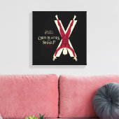 Bolton Sigil - unsere Blades sind scharf Leinwanddruck (Insitu (Wohnzimmer))