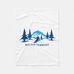 Bolton Vermont Skigebiet Skifahren Skifahrer Fleecedecke