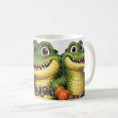 Boltschlund-Alligator Kaffeetasse (VorderseiteRechts)