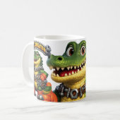 Boltschlund-Alligator Kaffeetasse (Vorderseite Links)