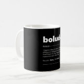 Bolu Definition Funny Gift für Argentinien Fans Kaffeetasse (Vorderseite Links)