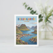 Bolungarvík Island Postkarte (Stehend Vorderseite)