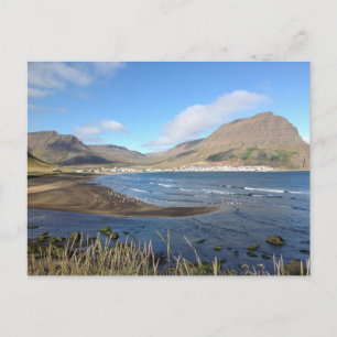 Bolungarvik, Vatnsfjörður, Island Postkarte