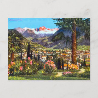 Bolzano, Italien und die nahegelegenen Alpen Postkarte