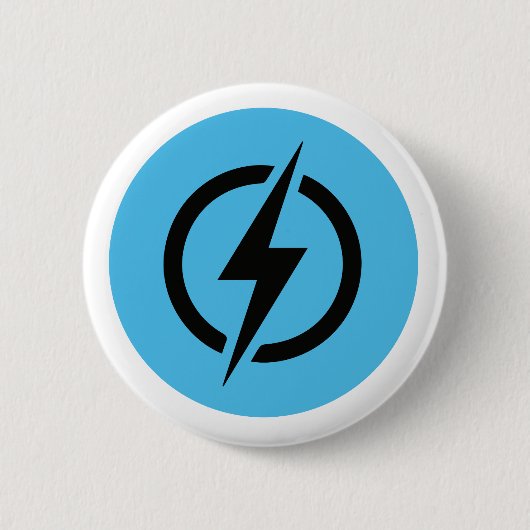 Bolzen-Blau-Logo Button (Vorderseite)