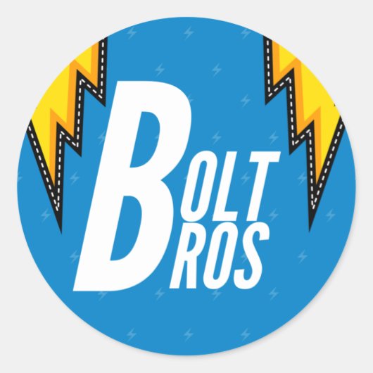 Bolzen Bros Stickers (Vorderseite)