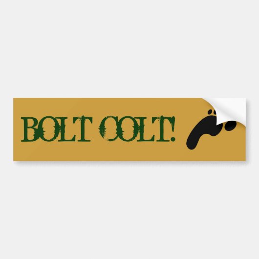 BOLZEN-COLT! AUTOAUFKLEBER (Vorne)