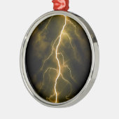 Bolzen der Beleuchtung Silbernes Ornament (Links)