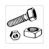 Bolzen Gummistempel (Prägung)