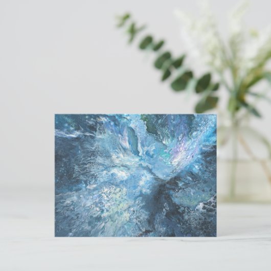 Bolzen in der blauen Postkarte (Stehend Vorderseite)