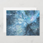 Bolzen in der blauen Postkarte (Vorne/Hinten)