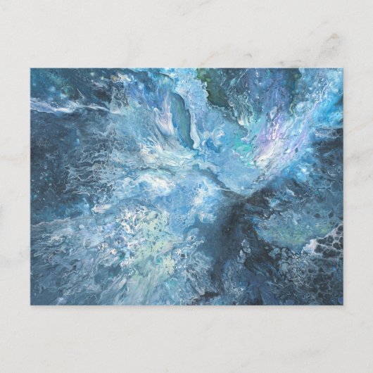 Bolzen in der blauen Postkarte (Vorderseite)