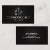 Bolzen | Kohlenstofffasermuster Visitenkarte (Vorne/Hinten)