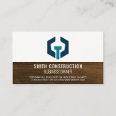 Bolzen-Logo | Holzindustrie Visitenkarte (Vorderseite)