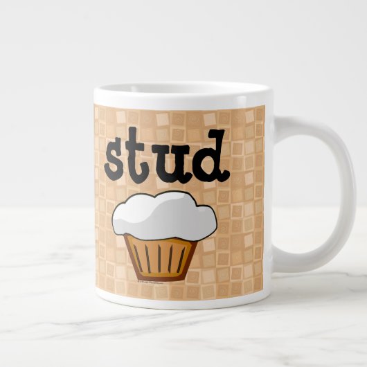 Bolzen-Muffin Jumbo-Tasse (Rechts)