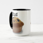 Bolzen-Muffin-Kaffee-Tasse Tasse (Vorderseite Links)