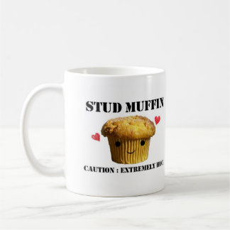 Bolzen-Muffin-klassische weiße Tasse