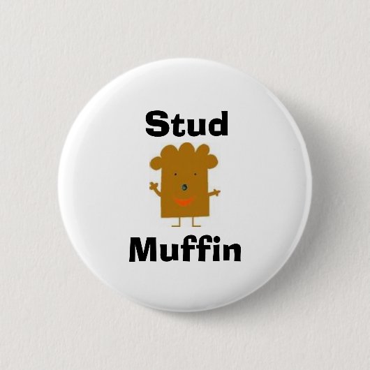 Bolzen-Muffin-Knopf Button (Vorderseite)
