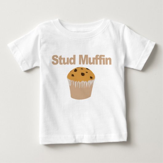 Bolzen-Muffin, lustiger Baby-T - Shirt (Vorderseite)