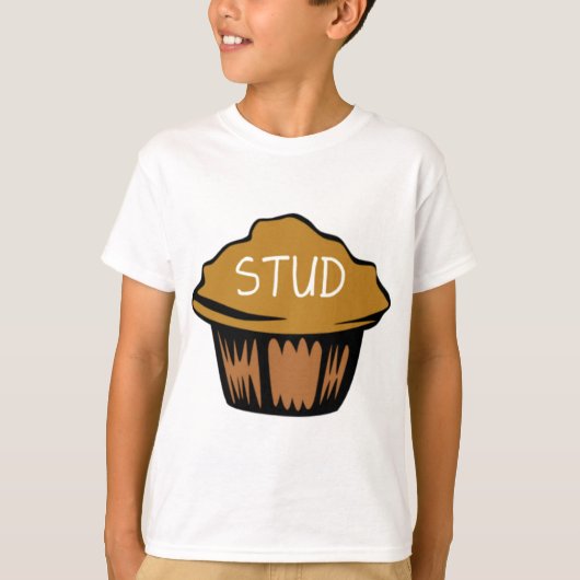 Bolzen-Muffin niedlich T-Shirt (Vorderseite)