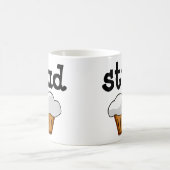 Bolzen-Muffin, niedliches lustiges gebackenes Kaffeetasse (Mittel)