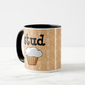 Bolzen-Muffin Tasse (Vorderseite Links)