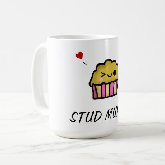 Bolzen-Muffin-Tasse Kaffeetasse (Vorderseite Links)