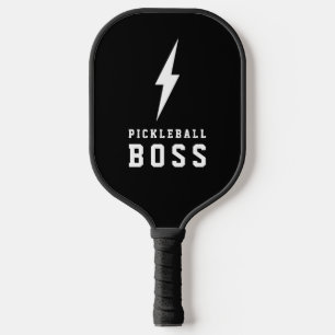 Bolzen und Monogramm des Blitzstrahls von Pickleba Pickleball Schläger