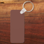 Bolzen (Vollfarbe) Schlüsselanhänger (Rückseite)