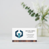 Bolzen-Wrench-Logo Visitenkarte (Stehend Vorderseite)