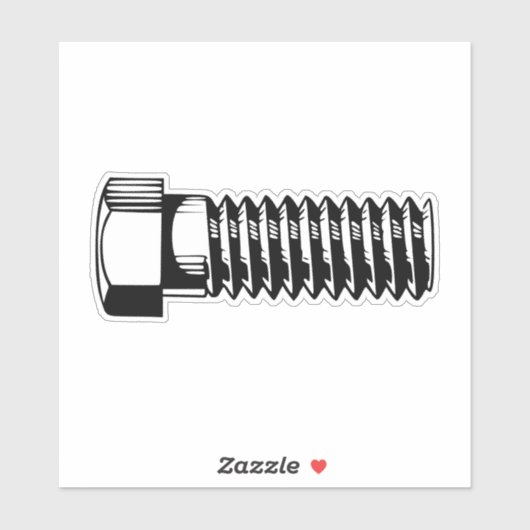 Bolzenschraube Aufkleber (Blatt)