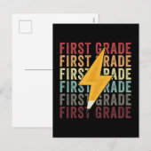 Bolzenstiftstifte erster Klasse Feiertagspostkarte (Vorne/Hinten)