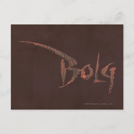 Bolzname Postkarte (Vorderseite)