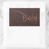 Bolzname Rechteckiger Aufkleber (Tasche)