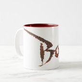 Bolzname Zweifarbige Tasse (Vorderseite Links)