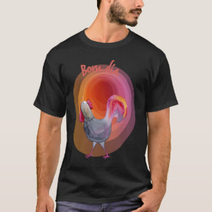 Bom Dia Portugal Portugiesisches Rooster Guten Mor T-Shirt