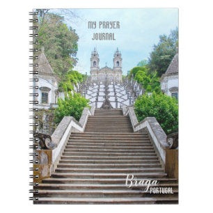 Bom Jesus Braga Heiligtum Foto mit Gebet Notizblock