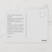 Bom Jesus Braga Heiligtum Foto mit Gebet Postkarte (Rückseite)