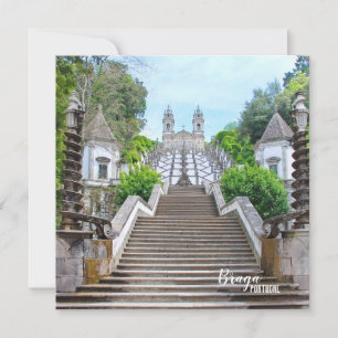 Bom Jesus de Braga Katholische Heiligtum mit Gebet