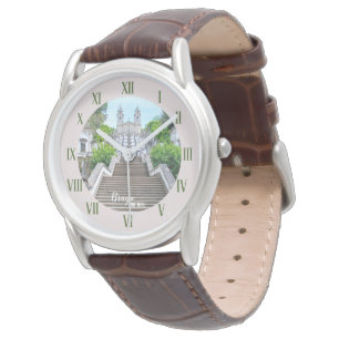 Bom Jesus de Braga Katholische Heiligtum, Portugal Armbanduhr